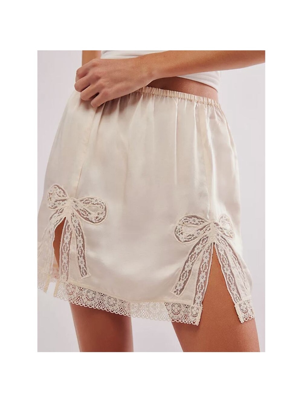 Free People Intimately x Jen's Pirate Booty Belleville Skirt French Vanilla
